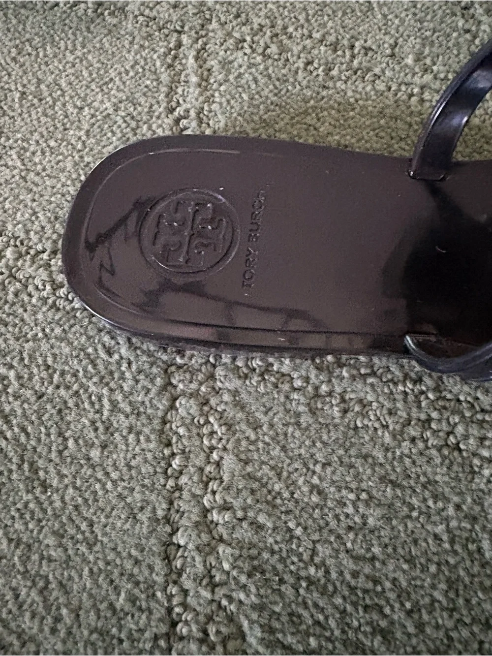 Tory Burch Blossom Black/Gold Flip Fops